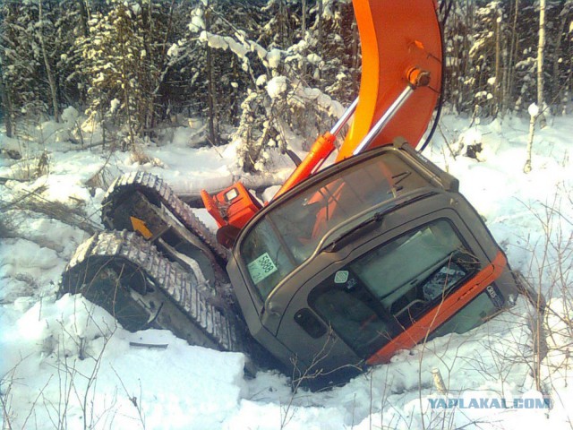 Утопили Камацу