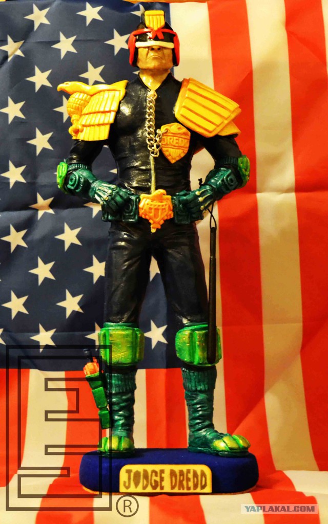 Создание фигурки "JUDGE DREDD"