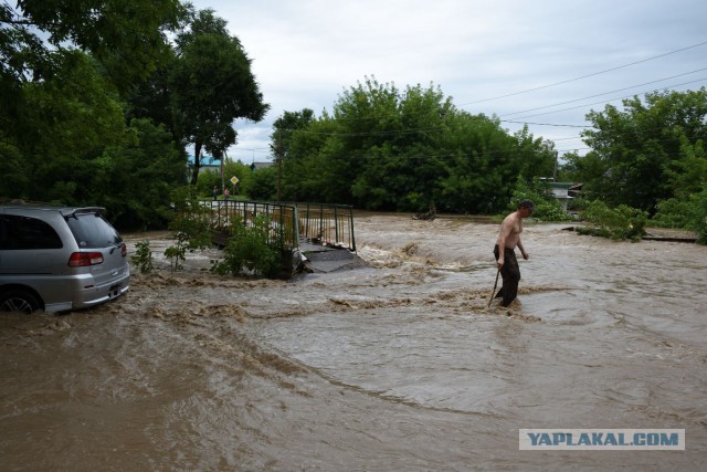 Уссурийск затопил тропический ливень