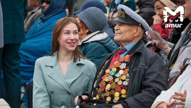 Военный парад в честь 9 Мая во Владивостоке.