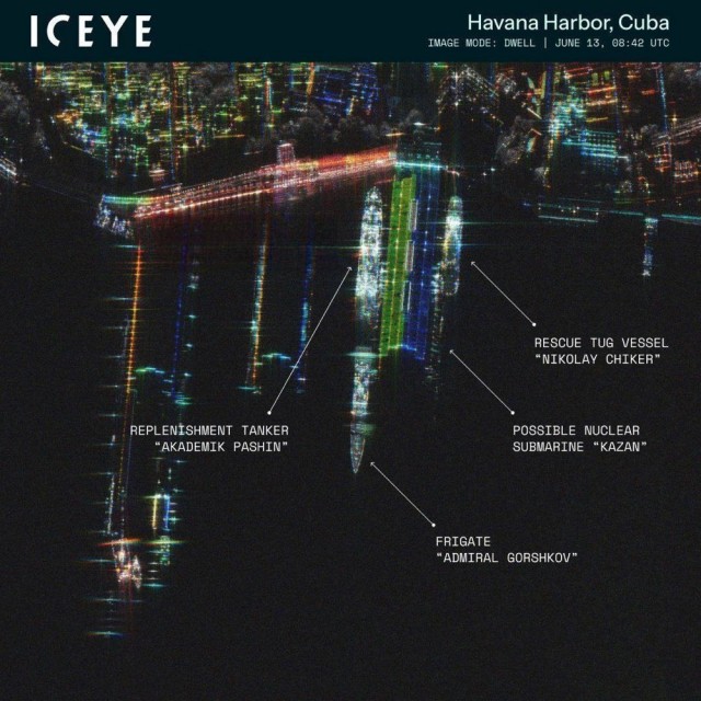 Финская компания опубликовала со своего спутника снимки порта Гаваны