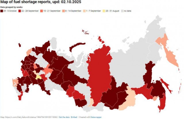 Нефтяная страна осталась без топлива?