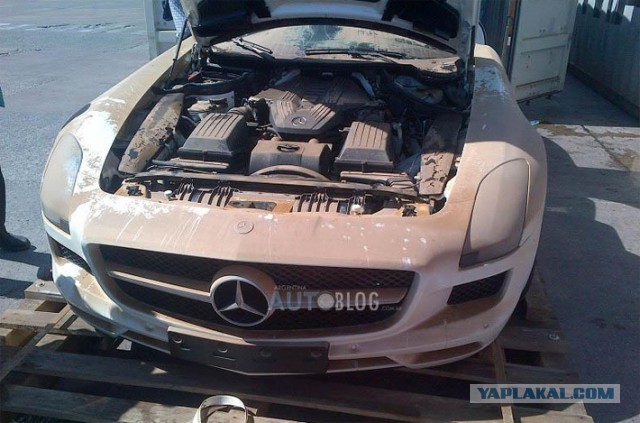 Как выглядит Mercedes SLS AMG побывавший на дне