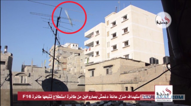 Авиаудар Израильского F16 по жилому дому