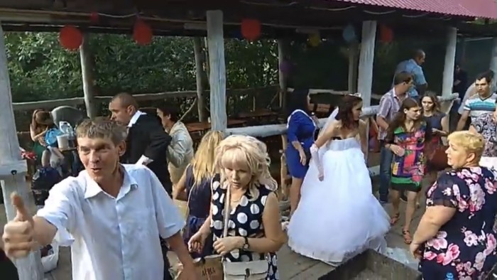 Безудержное свадебное веселье