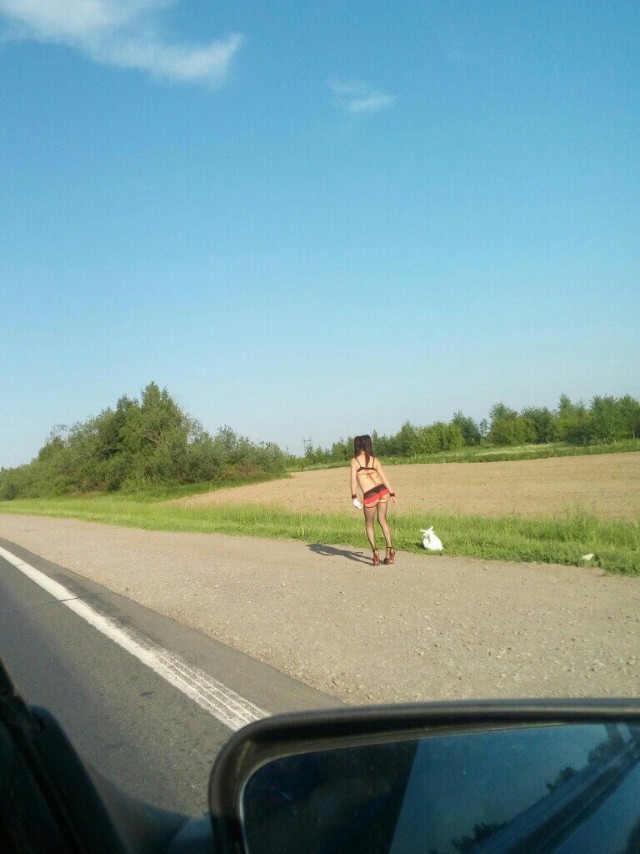 Проститутка на позитиве