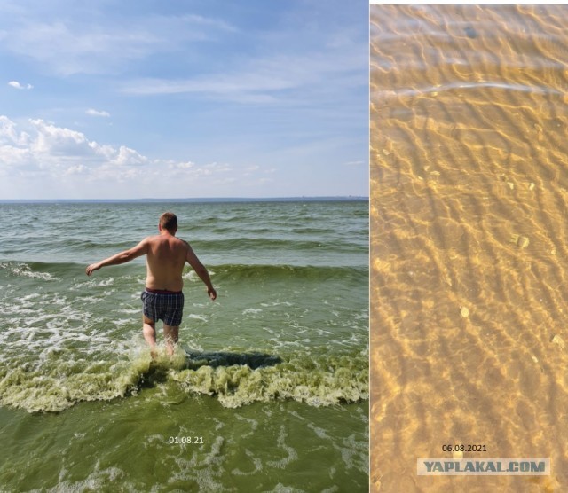 Днепр впадает в Черное Море