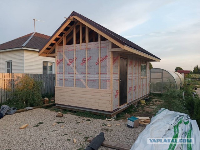 Пилю хозблок 6x3 клиенту