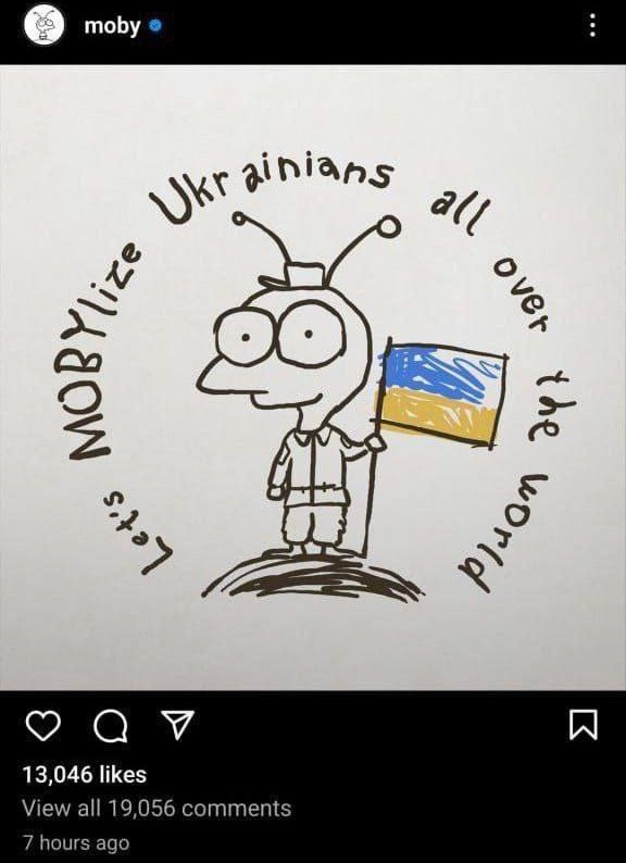 Moby отжёг знатно
