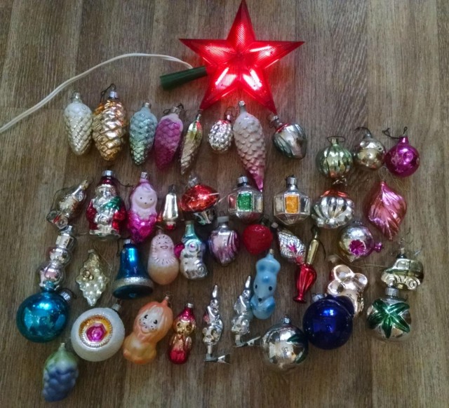 Новогодние украшения СССР