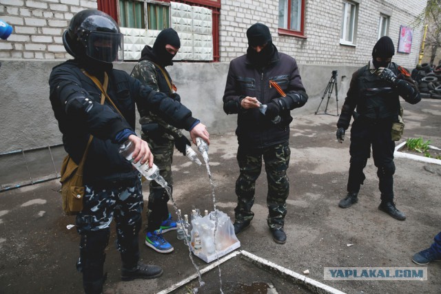 Cиловая операция в Славянске.