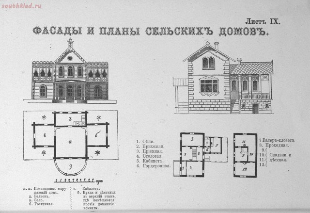 Модные дома и экипажи 1872 года