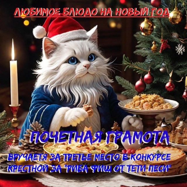 Любимое блюдо на Новый год — 2024. Итоги