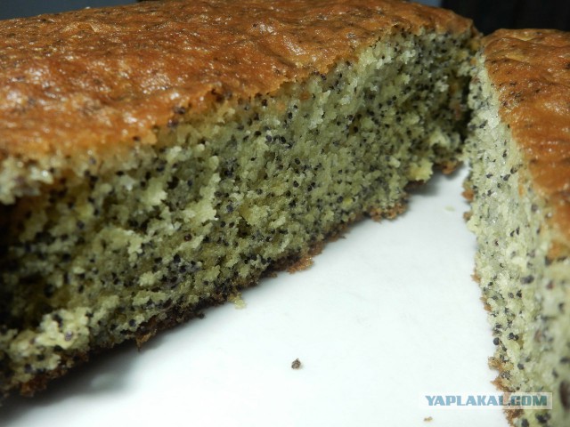 Лимонно-маковый бисквит