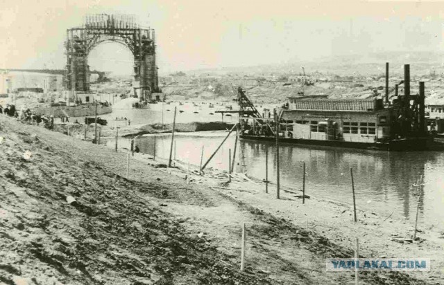 Волго-Донской судоходный канал. Фотографии строительства 1950-е.