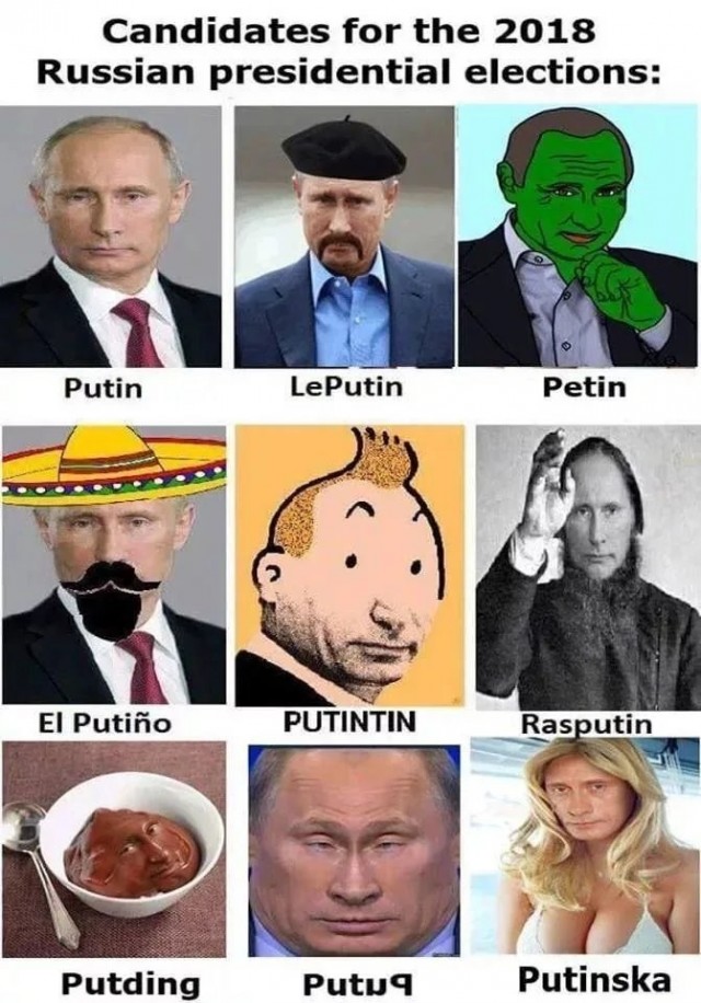 Политкартинок немного