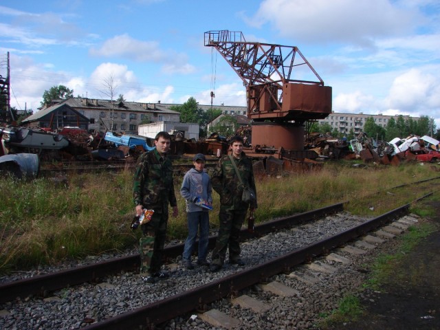 Сплав по р.Охта в 2008 году.