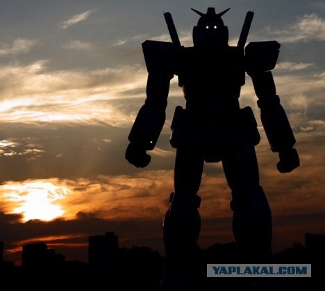 Восемнадцатиметровый Rx-78 на страже Токио