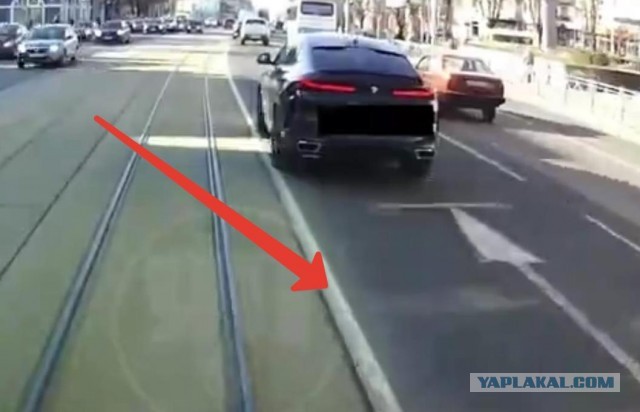 ДТП. Трамвай VS BMW. Калининград