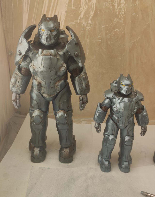 Модельки силовой брони из Fallout 4 и 76