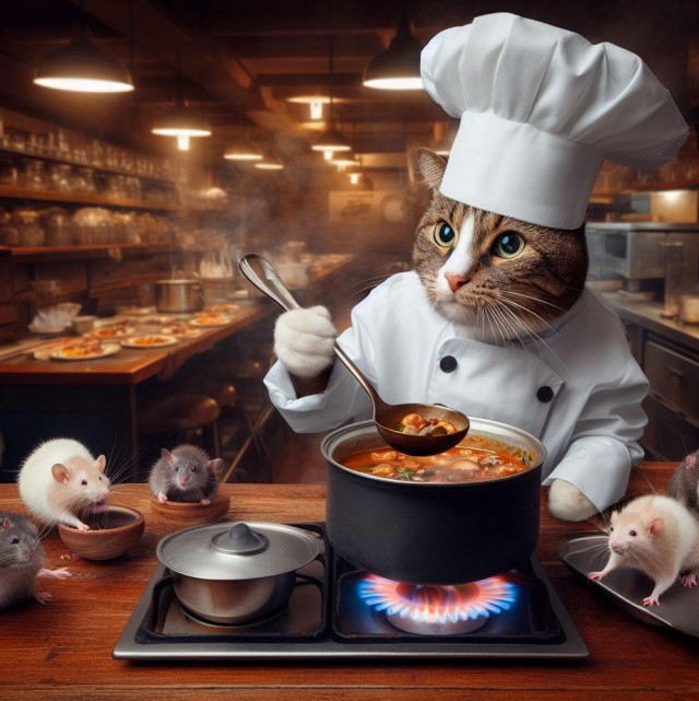 Удивительные приключения котиков в нейросети. К котовторнику