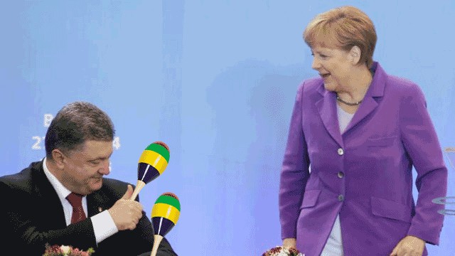 Меркель и Порошенко