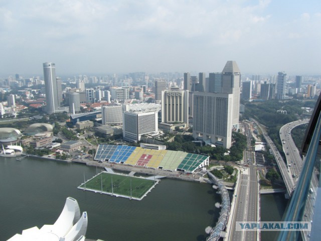 Сингапур. Гостиница "Марина Бэй"
