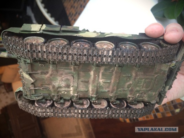 Модель танка Т-90А в масштабе 1/35