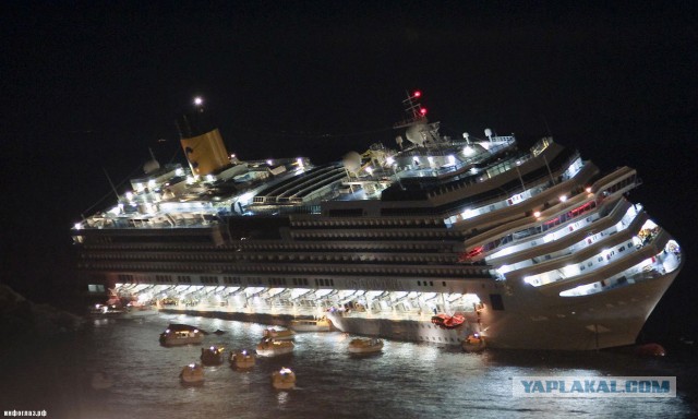 Лайнер Costa Concordia: взгляд изнутри
