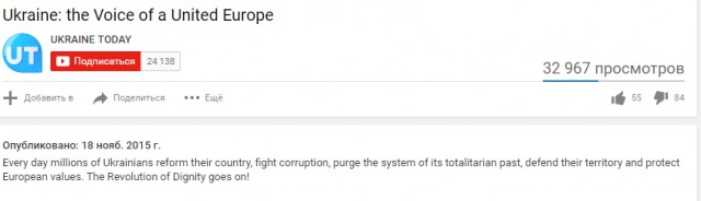 RT установил рекорд по просмотрам на Youtube среди новостных телеканалов