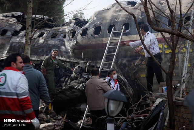 Под Тегераном разбился грузовой самолёт Boeing-707, вылетевший из Бишкека