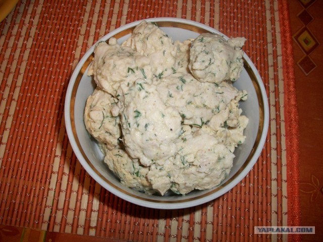 Грибной суп с куриными клёцками