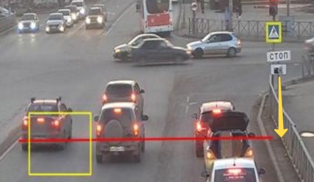 Получил сегодня штраф за нарушение ПДД (Заехал походу точно)