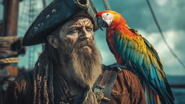Зачем пираты держали попугаев: за ярким оперением скрывался холодный расчёт 