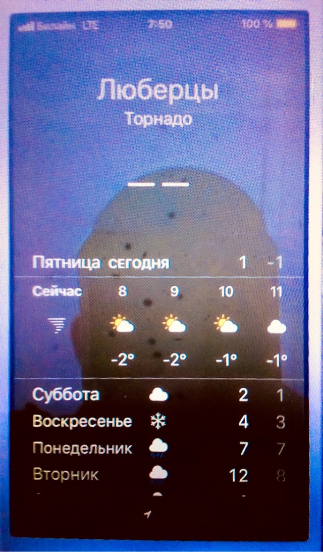 И о погоде!