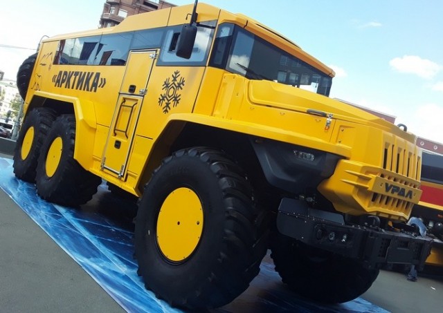 В Челябинской области "Урал" завершил испытания арктического автобуса