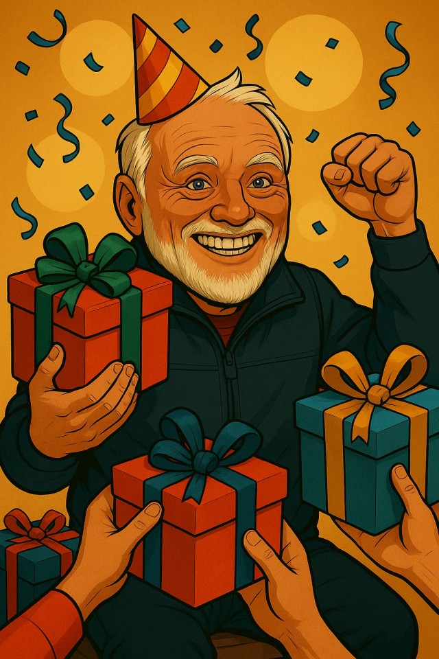 Деду Гарольду сегодня-80!⁠⁠