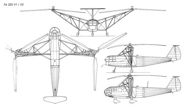 Fa 223 «Драхе» - вертолет третьего рейха