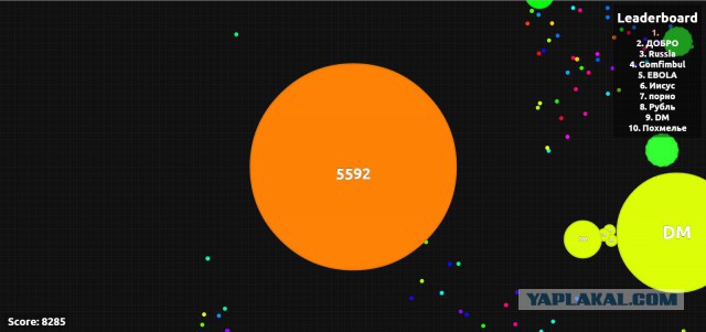 Симулятор жизни: agar.io