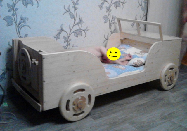 Как я кровать для сына запилил!