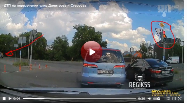 Как торопыжка с хитрожопиком перекрёсток проезжали...