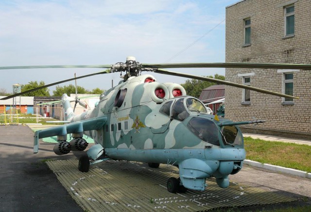 МИ-24 из металлического конструктора