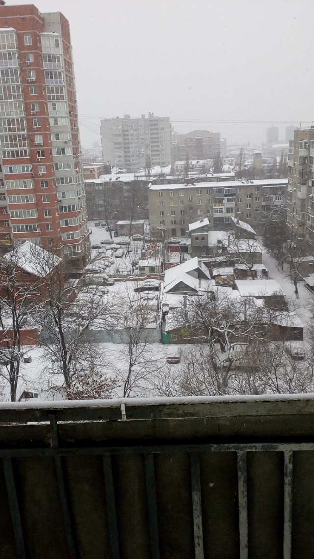 Новогодняя погода. У кого как, у нас вот
