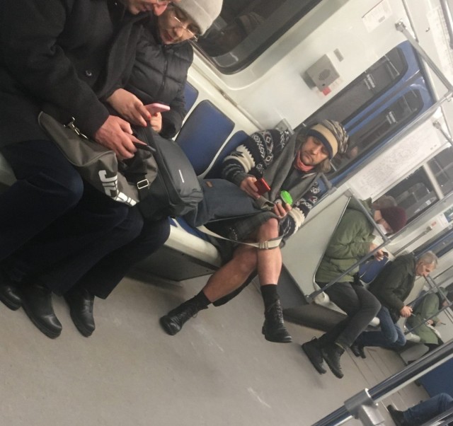 Свежая порция модников из нашего метро на 26.04