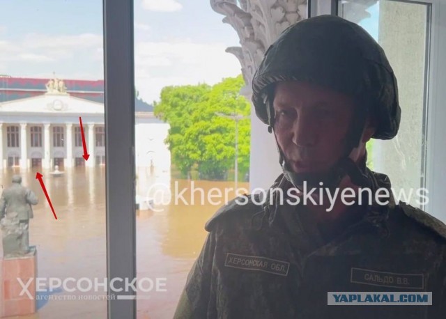Берега Днепра ушли под воду