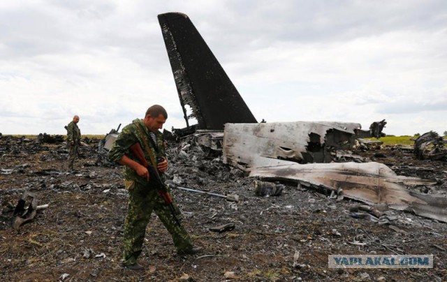 В Луганске сбили Ил-76
