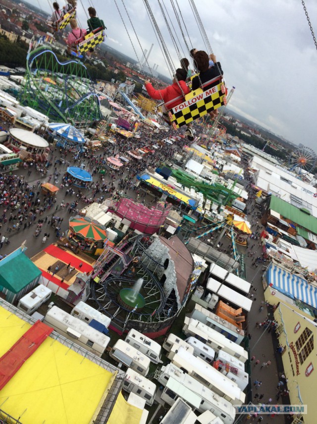 Репортаж  с крупнейше вечеринки — Октоберфеста