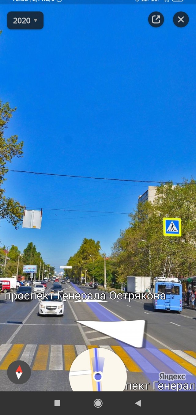 Момент гибели мотоциклиста в Севастополе