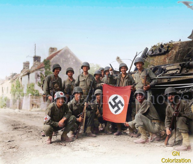 Цветные фотографии бронетехники времён Второй мировой войны
