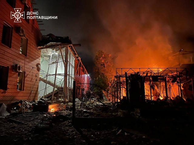 В Брянске взрыв и пожар в районе аэропорта
